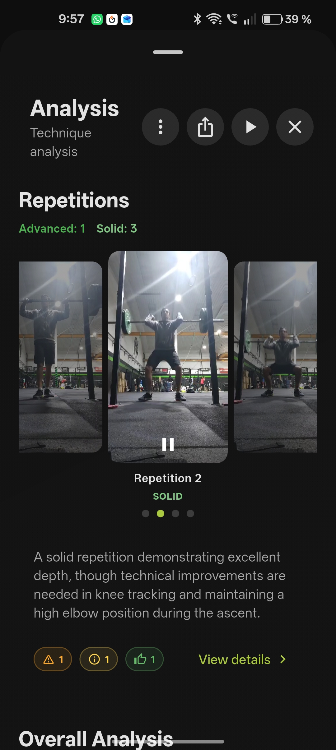 FITIZENS per-rep overview